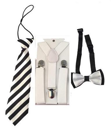 Chlapčenská súprava - čiernobiela kombi