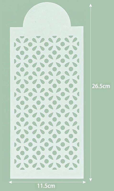 Šablóna na stencil 5ks vzor č.11