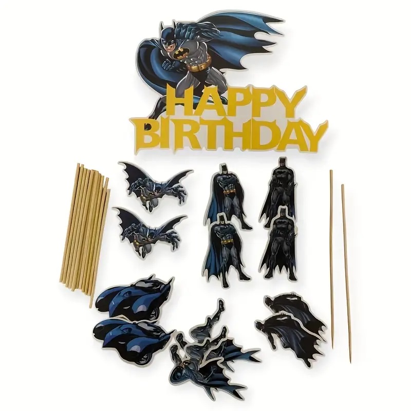 Tortový zápich BATMAN (13ks)