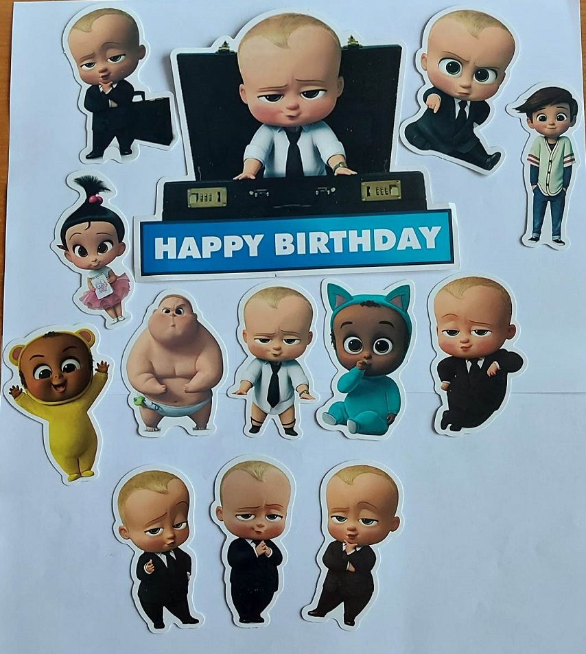 Tortový zápich BABY BOSS (13ks)