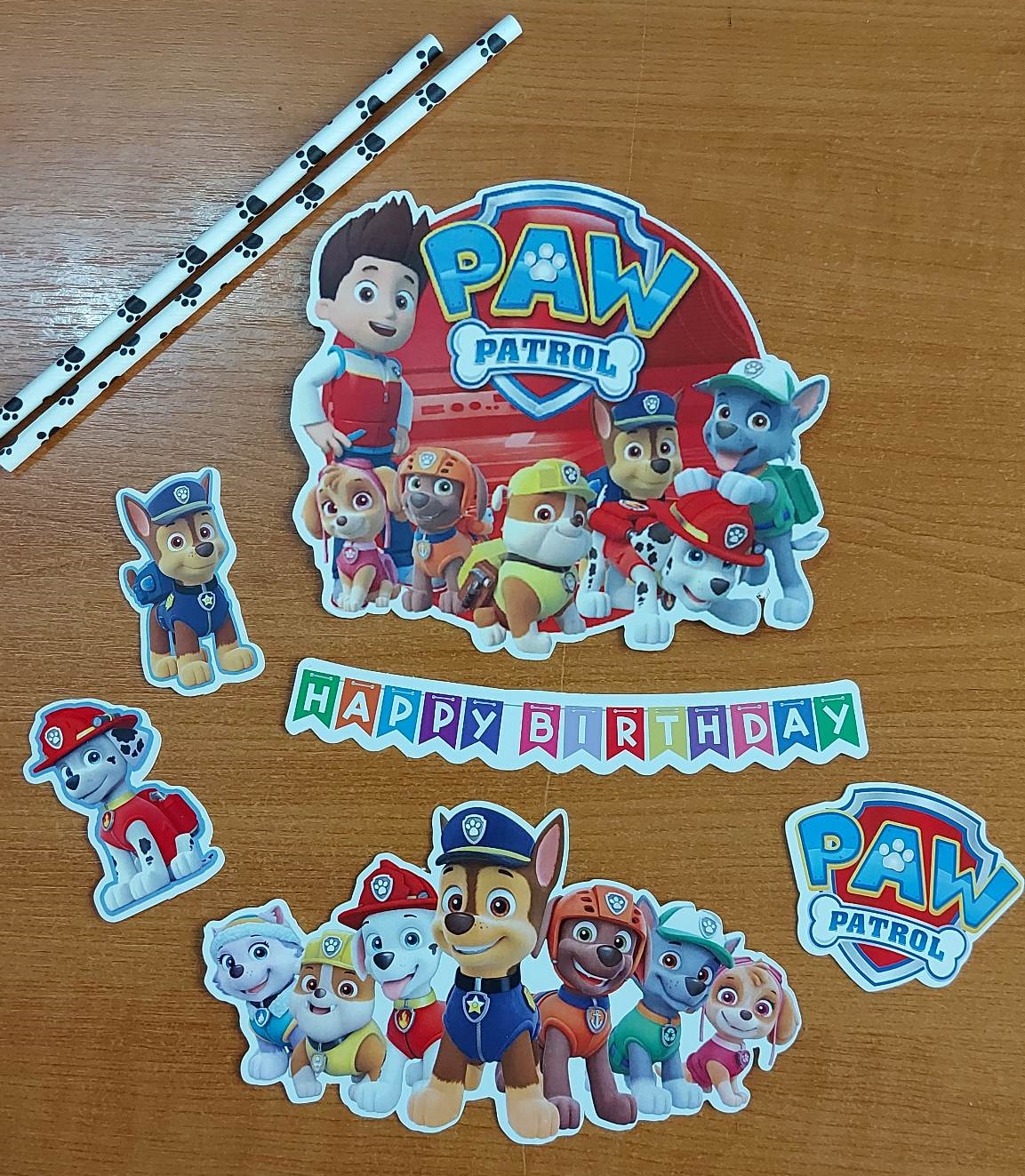 Tortový zápich PAW PATROL maxi