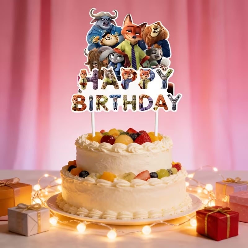 Tortový zápich ZOOTROPOLIS 01