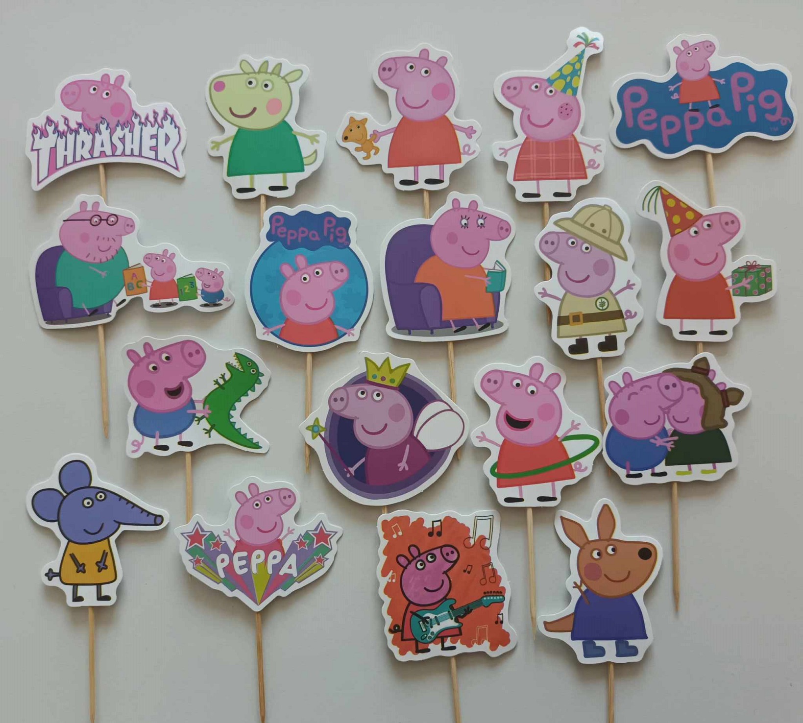 Tortový zápich PEPPA PIG (15ks)