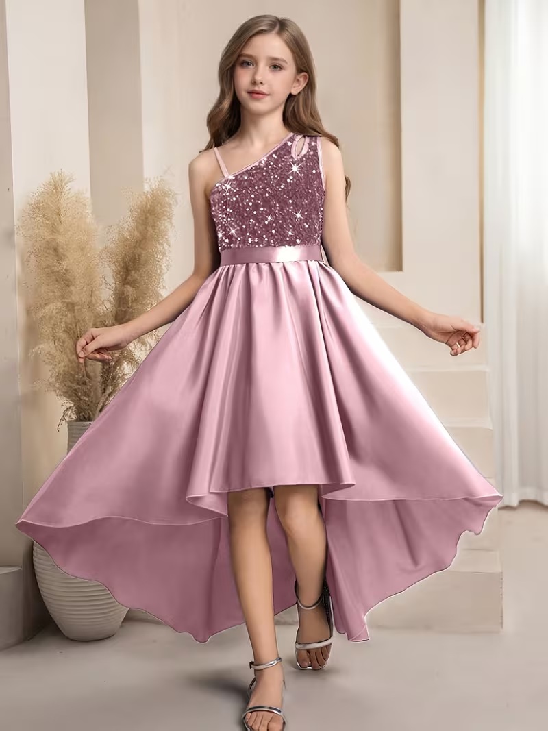 MALVÍNA - skladom- dievčenské spoločenské šaty- 9-12r.