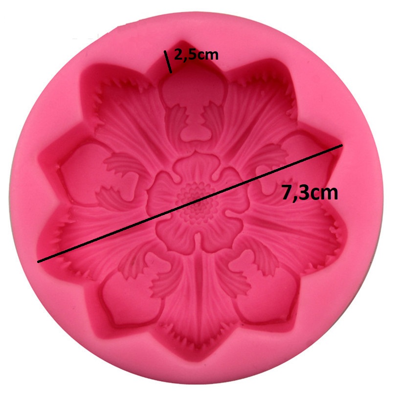 Silikónová forma Kvet ozdobný