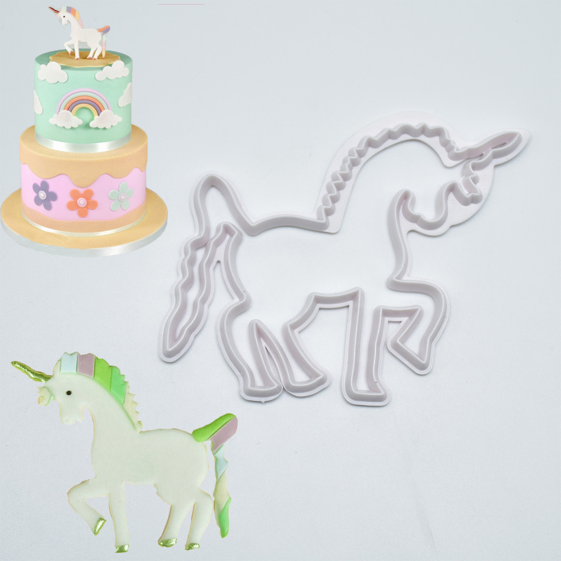 Plastová vykrajovačka Jednorožec