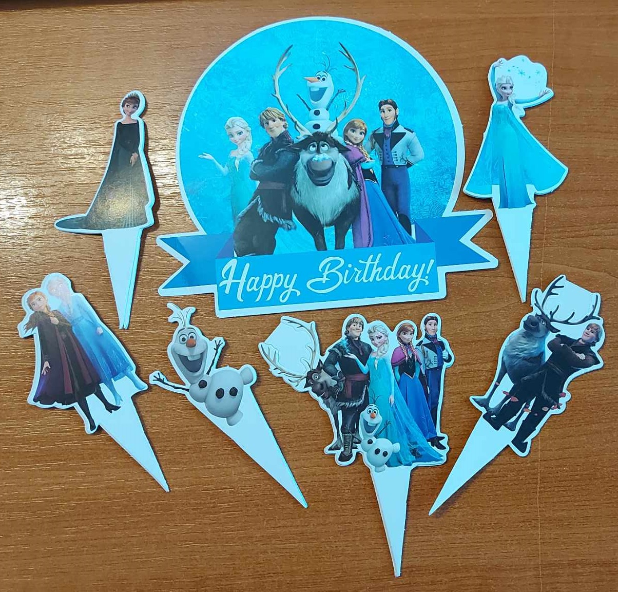 Tortový zápich FROZEN (25ks)