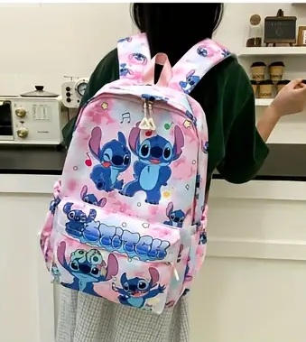 Ruksak LILO A STITCH ružový 42cm