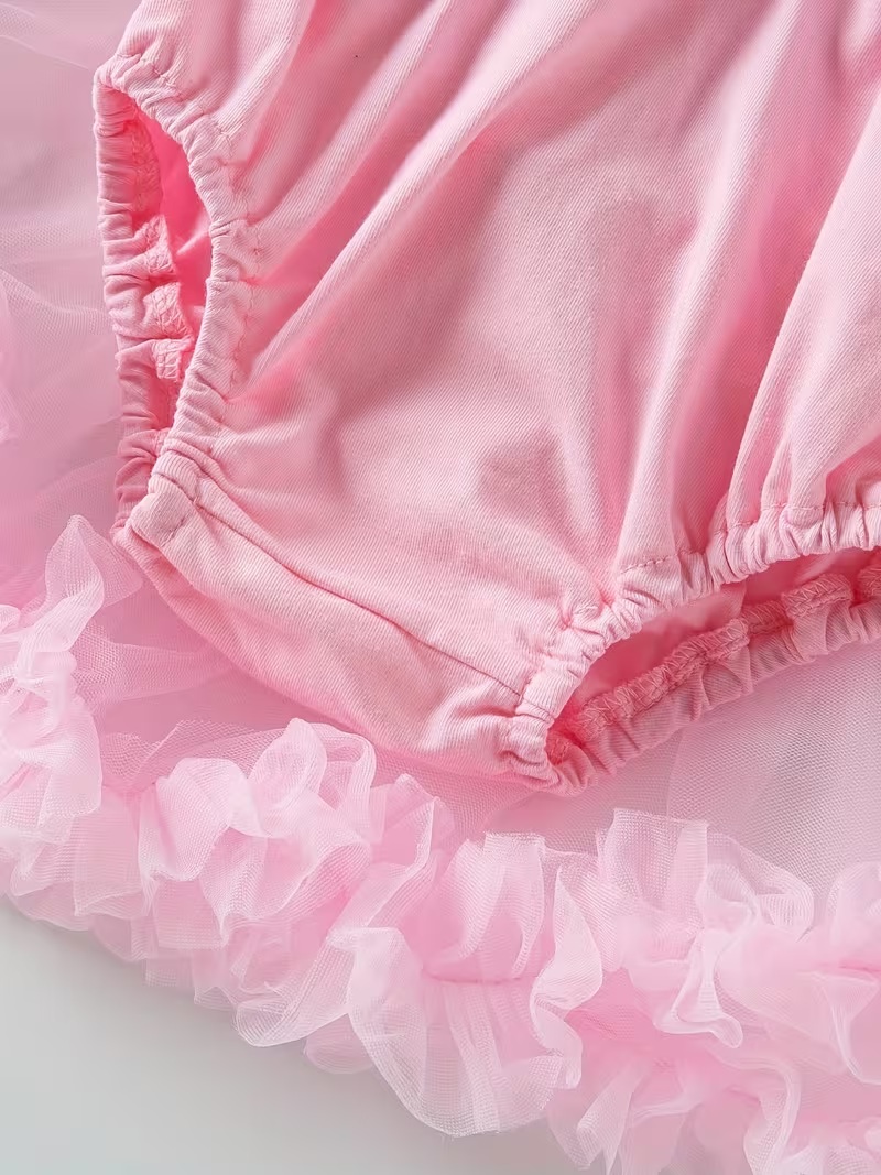 Detská tu tu Dolly sukňa BABY  bledo ružová