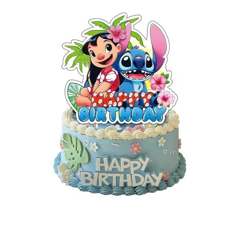 Tortový zápich LILO A STITCH úsmev (25ks)