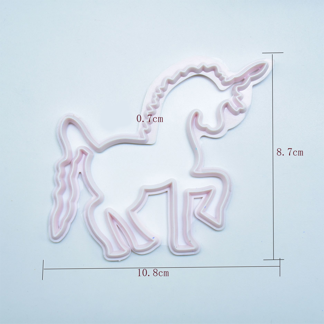 Plastová vykrajovačka Jednorožec