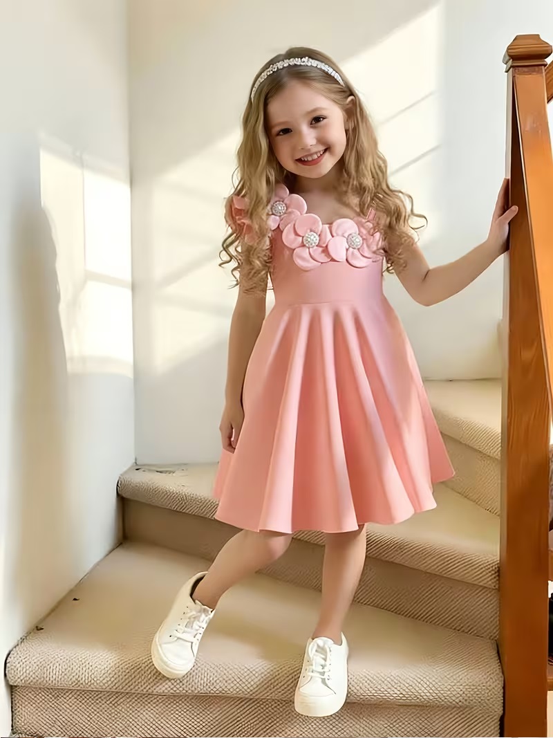 Dievčenské šaty model BEA veľ.98-122 (3-7r.)