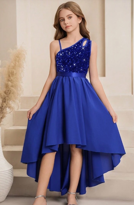 MALVÍNA - skladom- dievčenské spoločenské šaty- 9-12r.